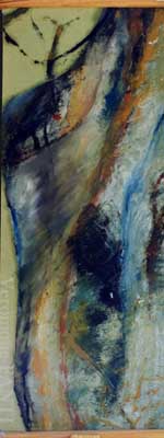 huile sur papier