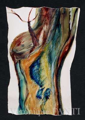 huile sur papier 2000